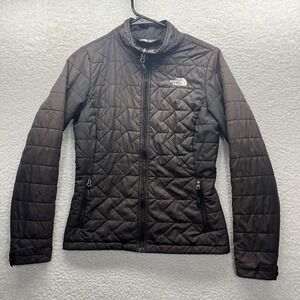 The North Face Jacket Womens XS Black Puffer Active Casual Grunge Thrashed Chore